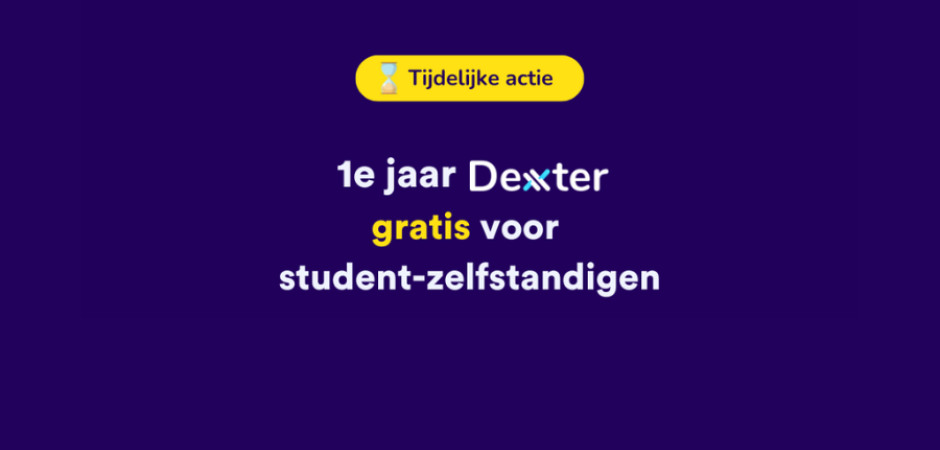 1e jaar gratis boekhouding met Dexxter